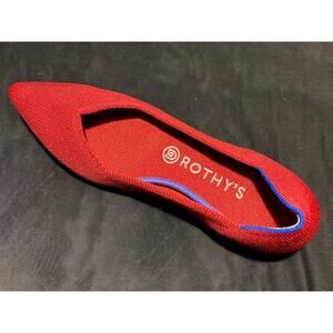 NWOT Rothy's Women's Flats Red Size 9 Recycled Materials Washable